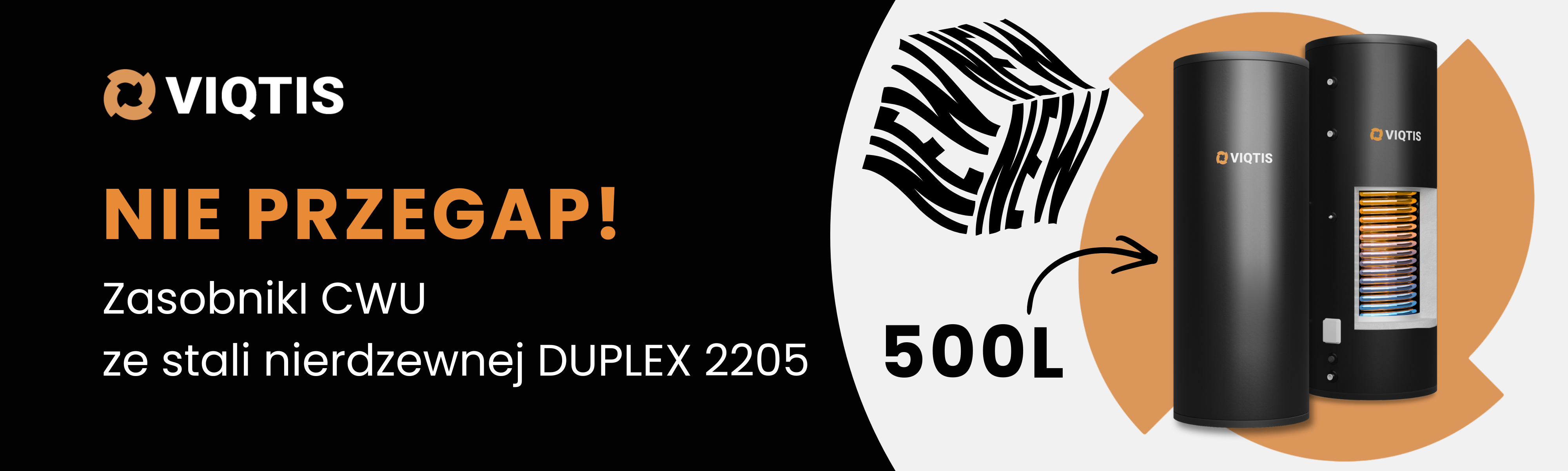 Nowość na sklepie Yell- Zasobnik cwu 500l w stali DUPLEX