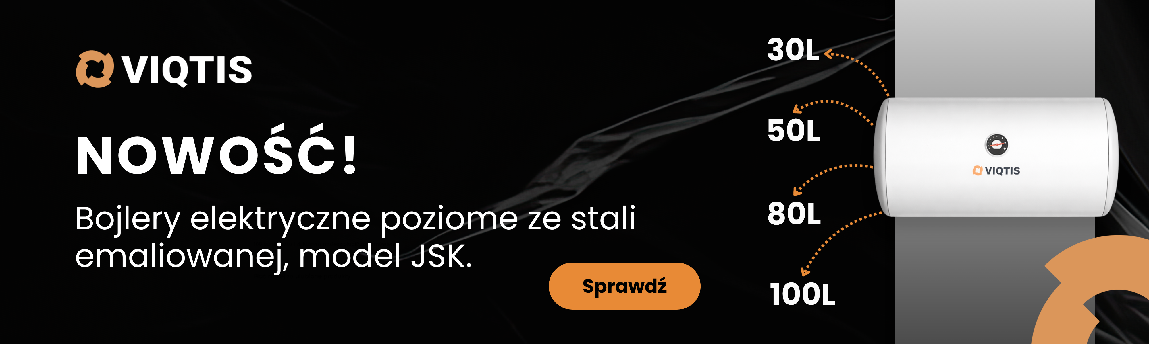 Bojlery elektryczne poziome już dostępne, z darmową wysyłka