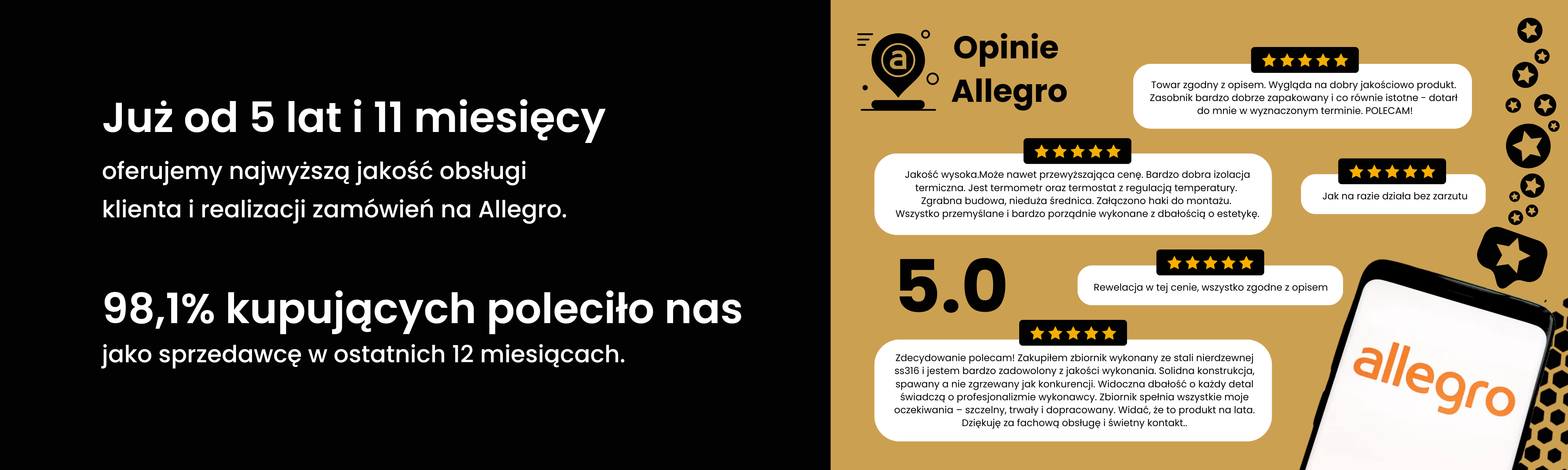 Opinie allegro firmy Yell