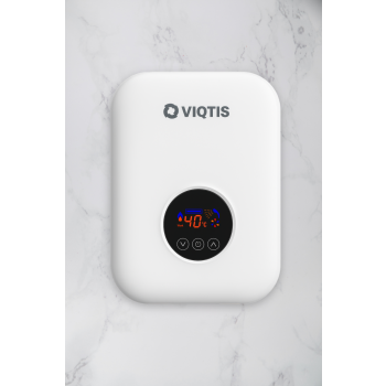 Przepływowy elektryczny podgrzewacz wody VIQTIS 5kW z wyświetlaczem LED