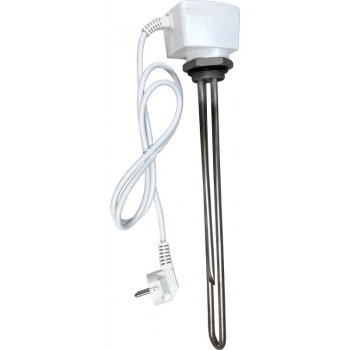 Grzałka nierdzewna z przewodem i termostatem 2kW 5/4