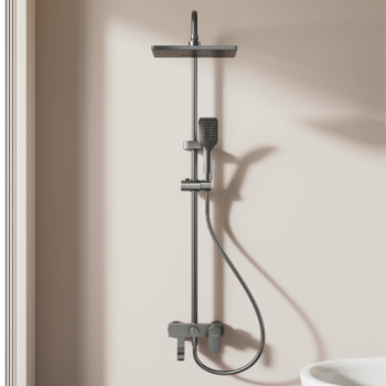 Nowoczesny zestaw Prysznicowy Kolumna Natryskowy Deszczownica, REGULOWANY